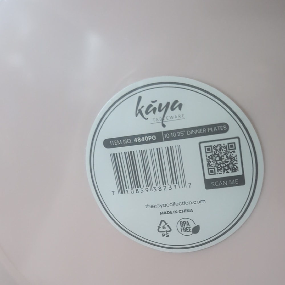 Pink Disposable Tableware Set - Picture 5 of 11